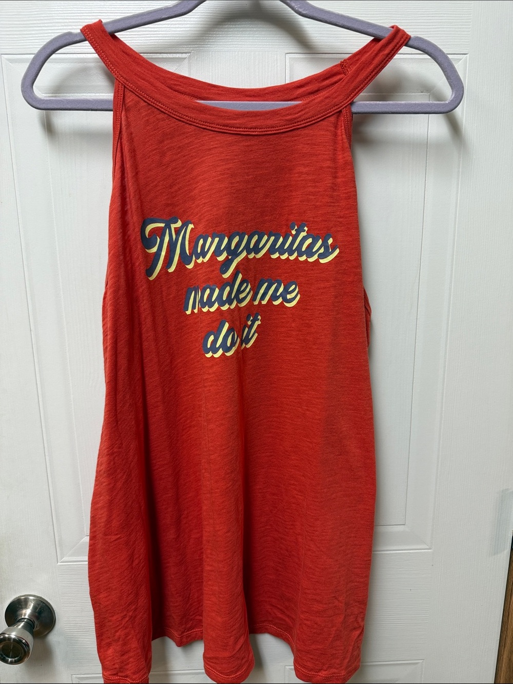 Torrid Red Graphic Tank Top "Margaritas Made Me Do It" - Size 1 (1X)